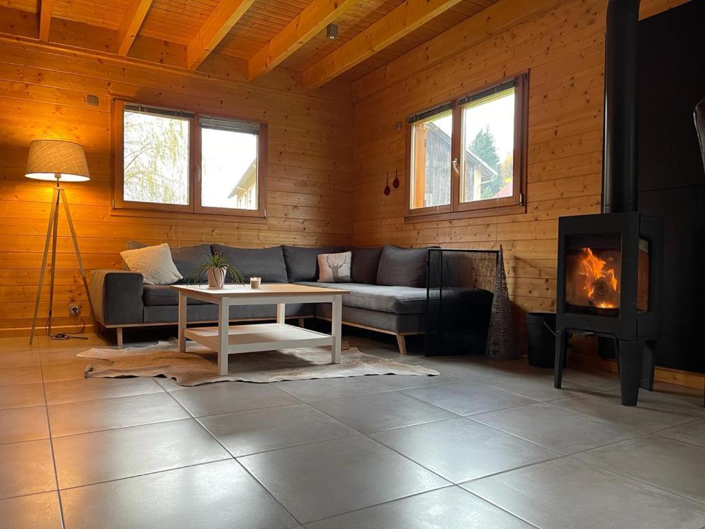 Le Chalet De La Deviniere, Bain Nordique Exterieur Chauffe Ксонруп-Лонжеме Екстериор снимка